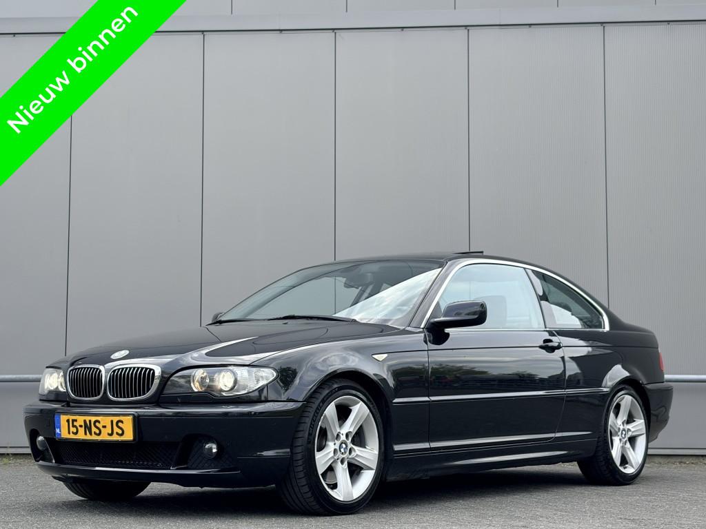 BMW 3 Serie Coupe 330Ci Executive - nap - airco - cruise - f, Gebruikt, Zwart, Leder en Stof, Zwart