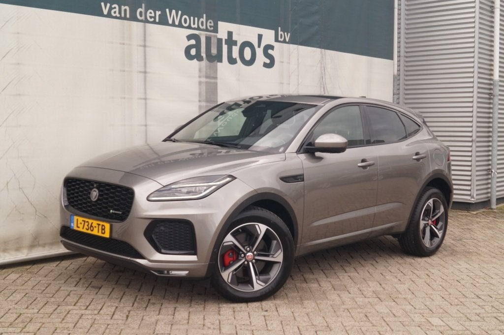 Jaguar E-Pace 1.5 P300e AWD R-Dynamic HSE -LEER-PANO-CAM-ECC, Automaat, Dealer onderhouden, Euro 6, Bedrijf