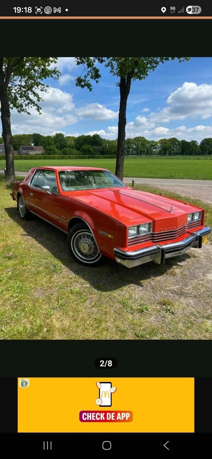 oldsmobile toronado 1980, 5000 cc, Overige bekleding, Overige kleuren, Particulier