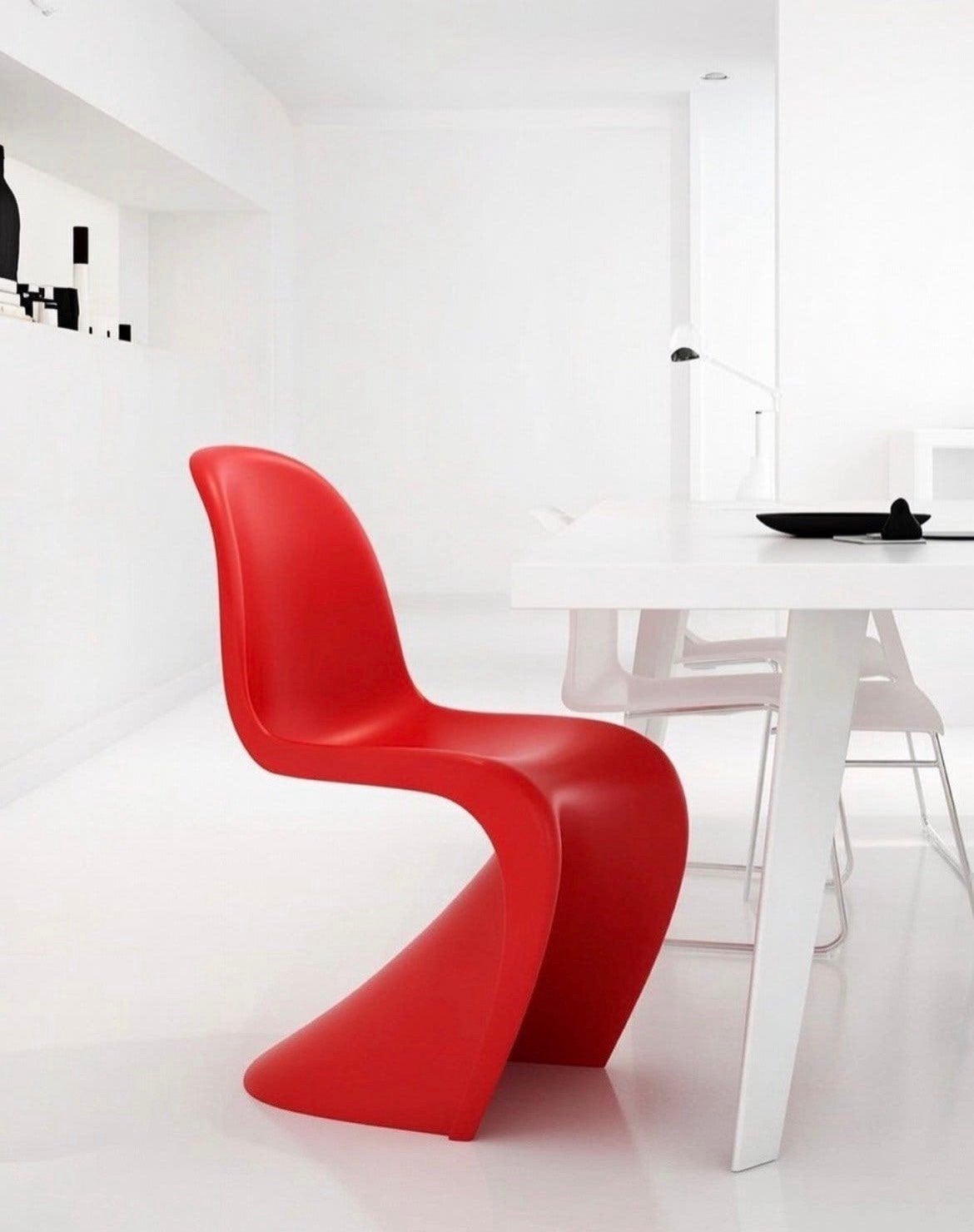 Vitra panton chair rood, Ophalen, Zo goed als nieuw, Minder dan 50 cm