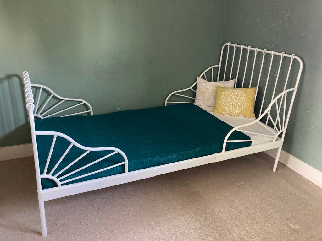 Meegroeibed 80x200 cm met matras en zgan lattenbodem, Kinderen en Baby's, Kinderkamer | Bedden, Gebruikt, 70 tot 85 cm, Ophalen of Verzenden