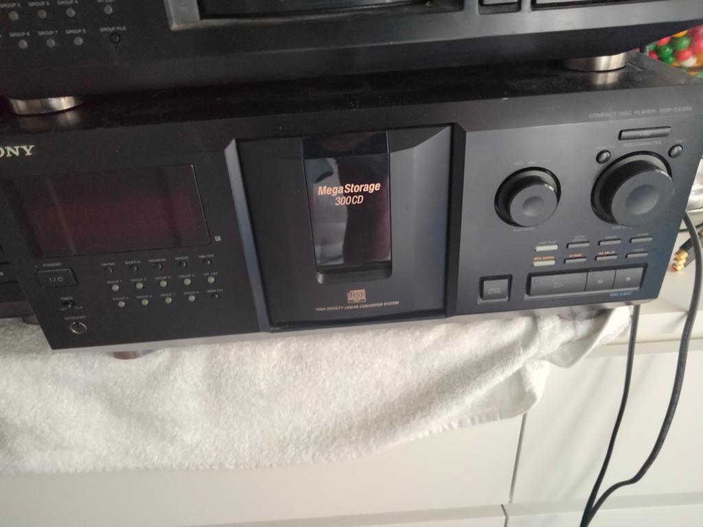 Sony CDP-CX355 CD Wisselaar - MegaStorage 300 CD, Ophalen, Gebruikt, Sony, Wisselaar