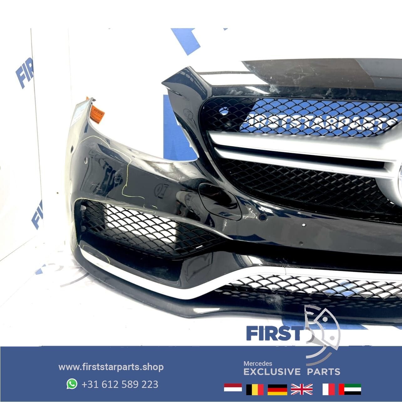 A205 C205 C63 AMG BUMPER C63s A2058804701 (W205) COUPÉ CABRI, Gebruikt, -, Voor, Ophalen of Verzenden