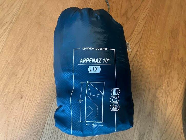 Decathlon Quechua Arpenaz 10 slaapzak (1-persoons), Ophalen of Verzenden, Zo goed als nieuw