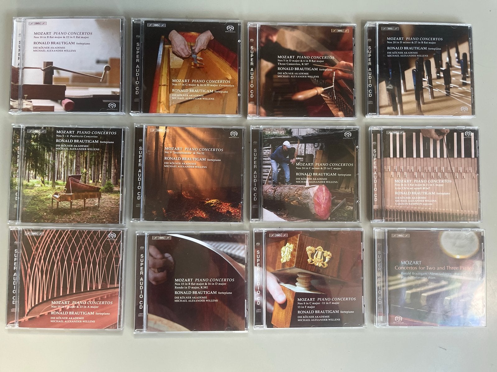 Mozart Piano Concertos - Ronald Brautigam (SACD Boxset), Cd's en Dvd's, Cd's | Klassiek, Ophalen of Verzenden, Classicisme, Zo goed als nieuw