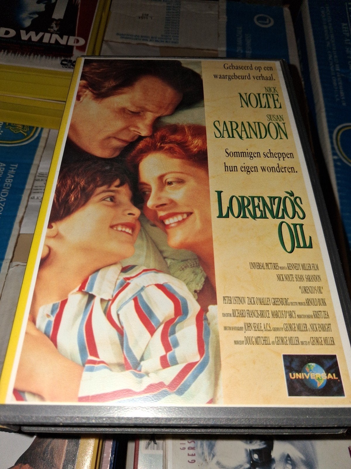 Vhs ex-rental  - Lorenzo's Oil, Vanaf 16 jaar, Ophalen of Verzenden, Gebruikt, Horror