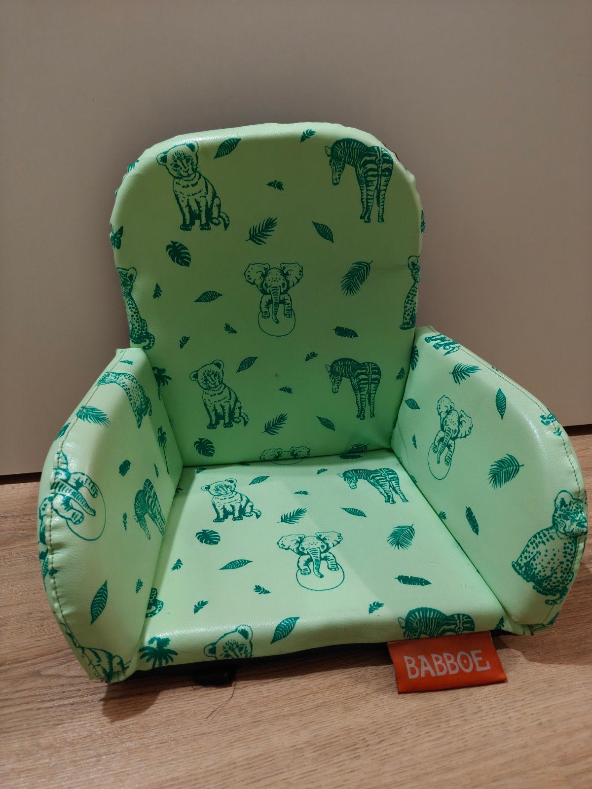 Babboe bakfiets peuterzitje luxe met jungleprint, Ophalen, Gebruikt, 0 t/m 18 kg, Babboe