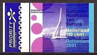 Nederland NVPH nr 1967 postfris Erasmusbrug 2001, Postzegels en Munten, Ophalen of Verzenden, Na 1940, Postfris