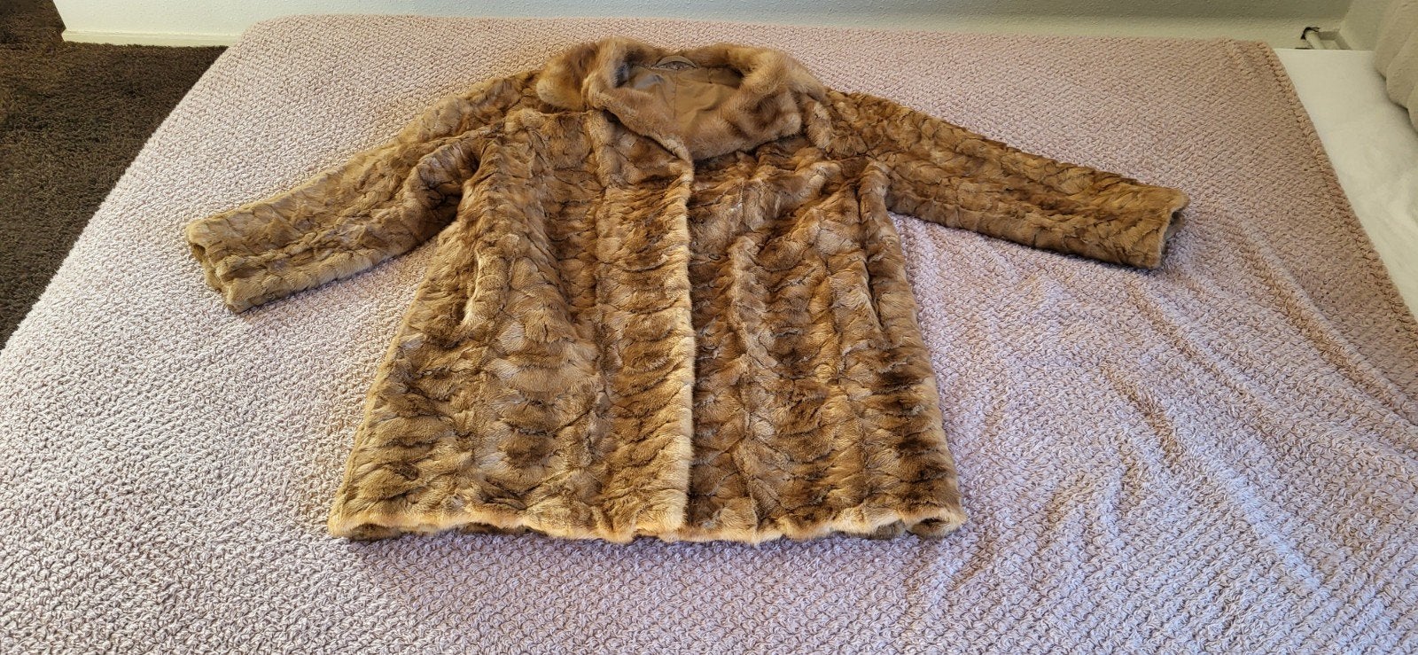 Bontjas Vintage Smeets Canters, Ophalen of Verzenden, Gedragen, Maat 38/40 (M), Bruin