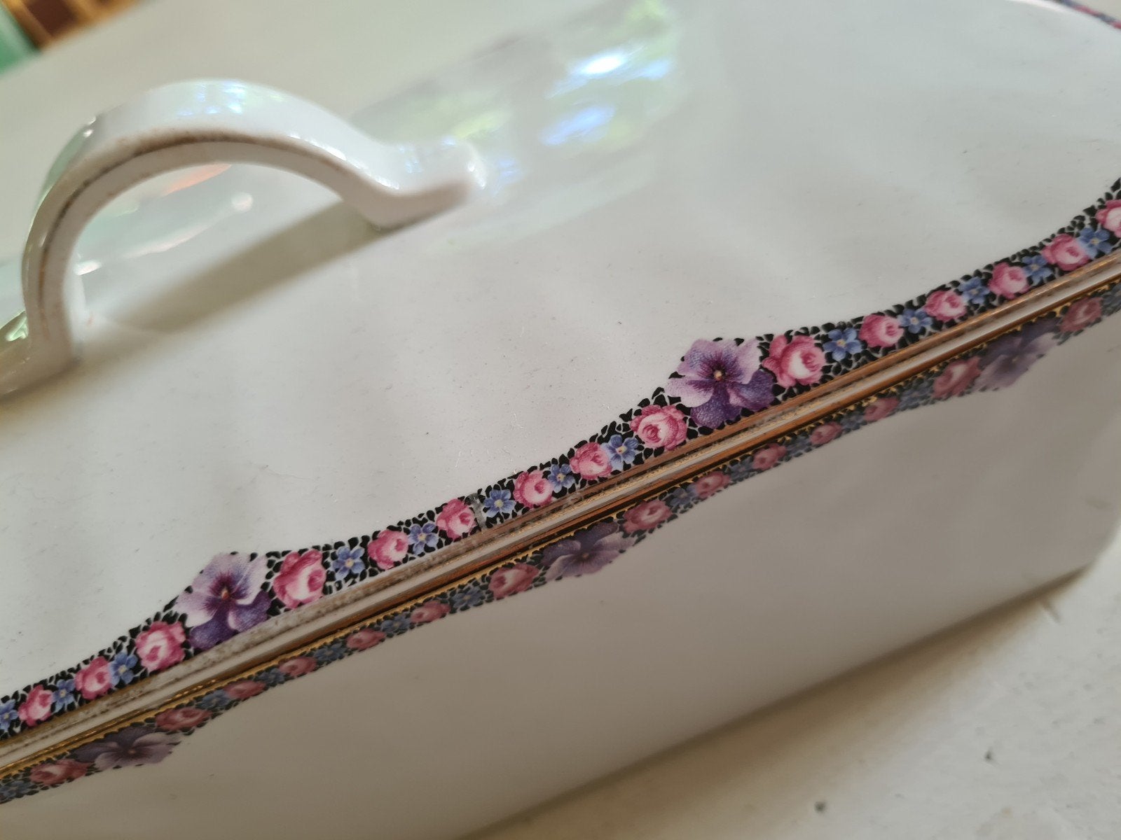 societe ceramique vintage cakedoos, Antiek en Kunst, Ophalen of Verzenden