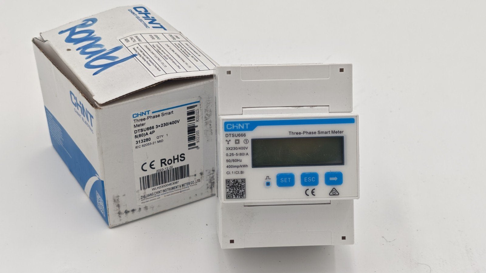 CHINT DTSU666 3-fase Smart Meter - Nieuw in doos, Ophalen of Verzenden