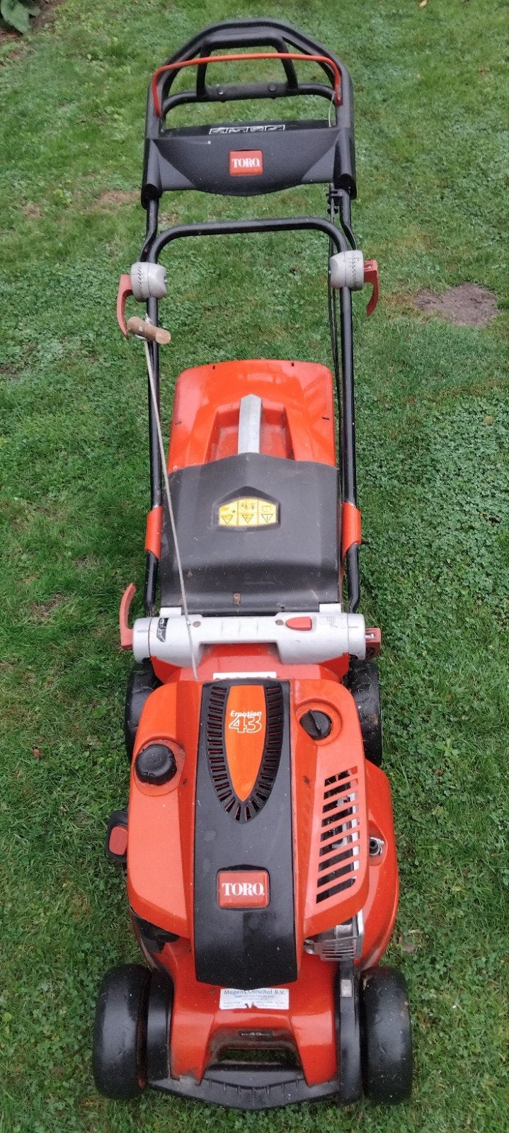 Toro motorgrasmaaier, Ophalen, Cirkelmaaier, Gebruikt, Mulchfunctie