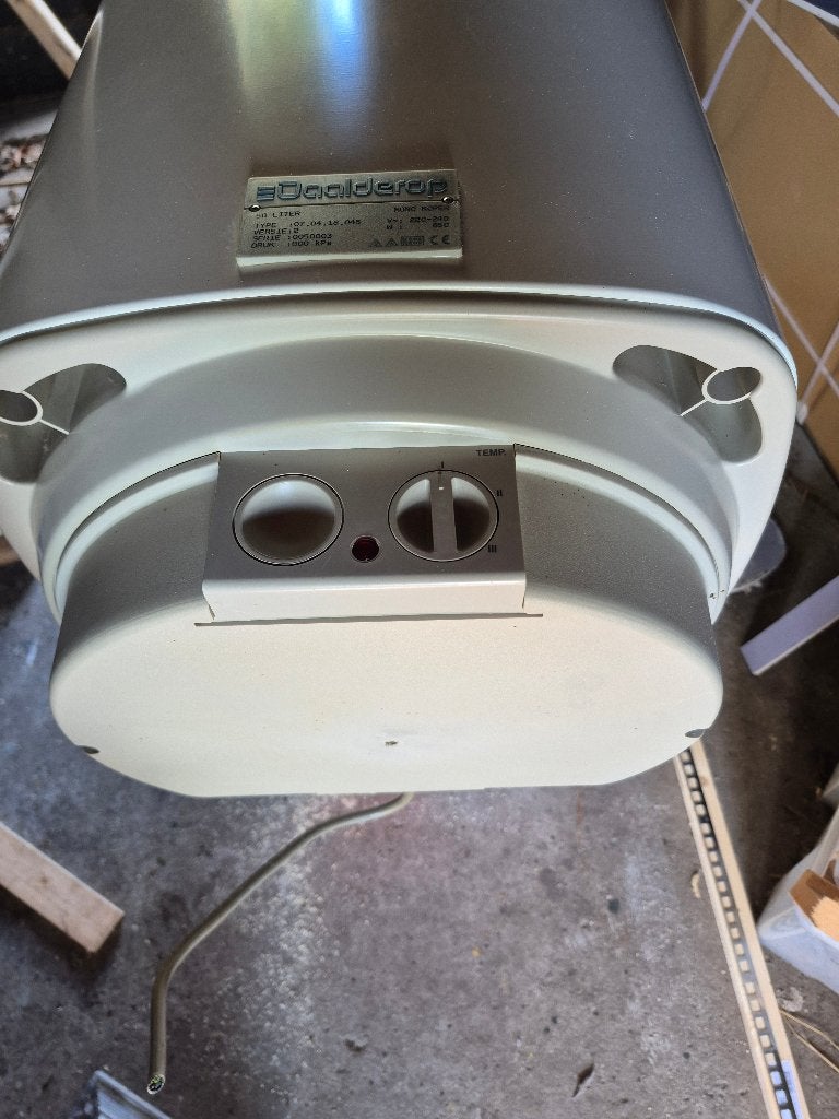 Daalderop boiler mono koper 50 liter, 20 tot 100 liter, Zo goed als nieuw, 3 t/m 5 jaar oud, Boiler