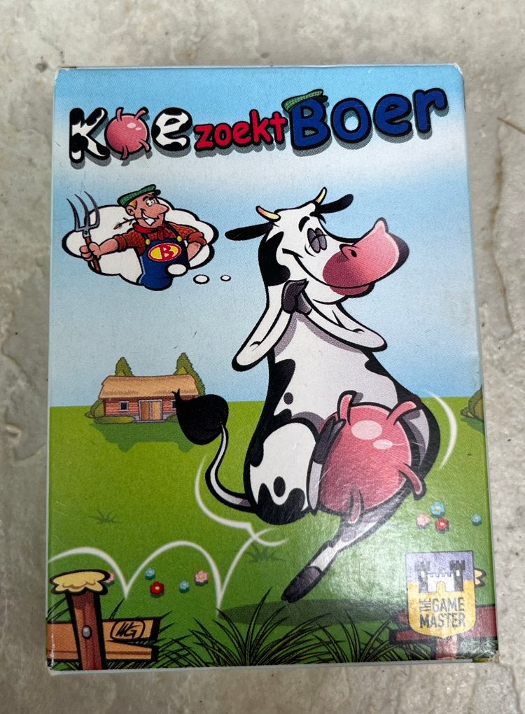 Koe Zoekt Boer - Leuk bordspel voor jong en oud, Drie of vier spelers, Ophalen, Gebruikt