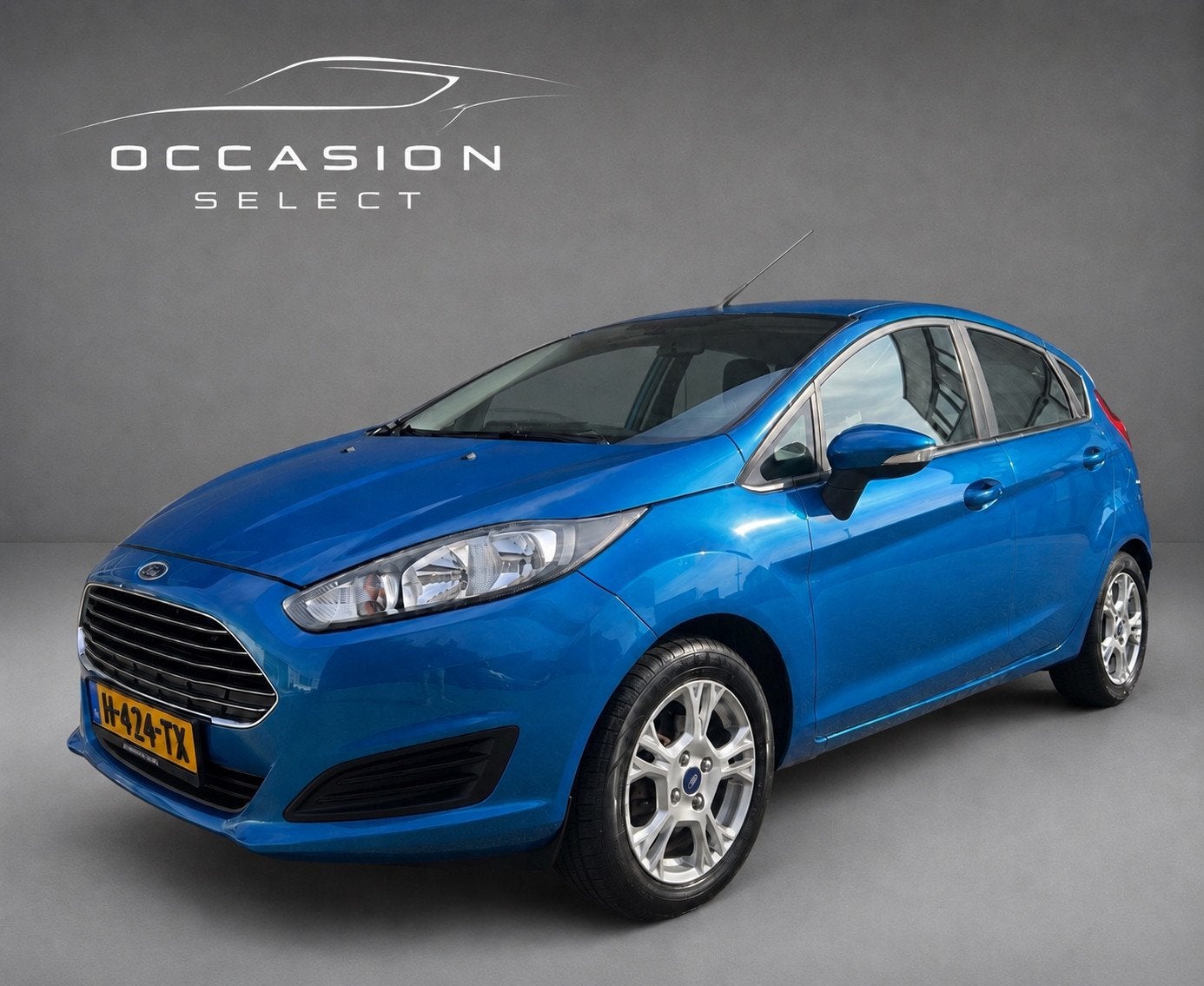 Ford Fiesta 1.6 Titanium | Nieuwe APK | Autom. | Stoel verw., Auto's, Electronic Stability Program (ESP), 4 cilinders, Blauw, Bedrijf