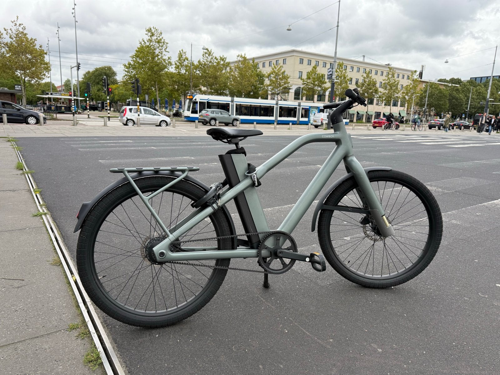 Cowboy Cross Moss E-Bike, Ophalen, Zo goed als nieuw, 50 km per accu of meer, 55 tot 59 cm