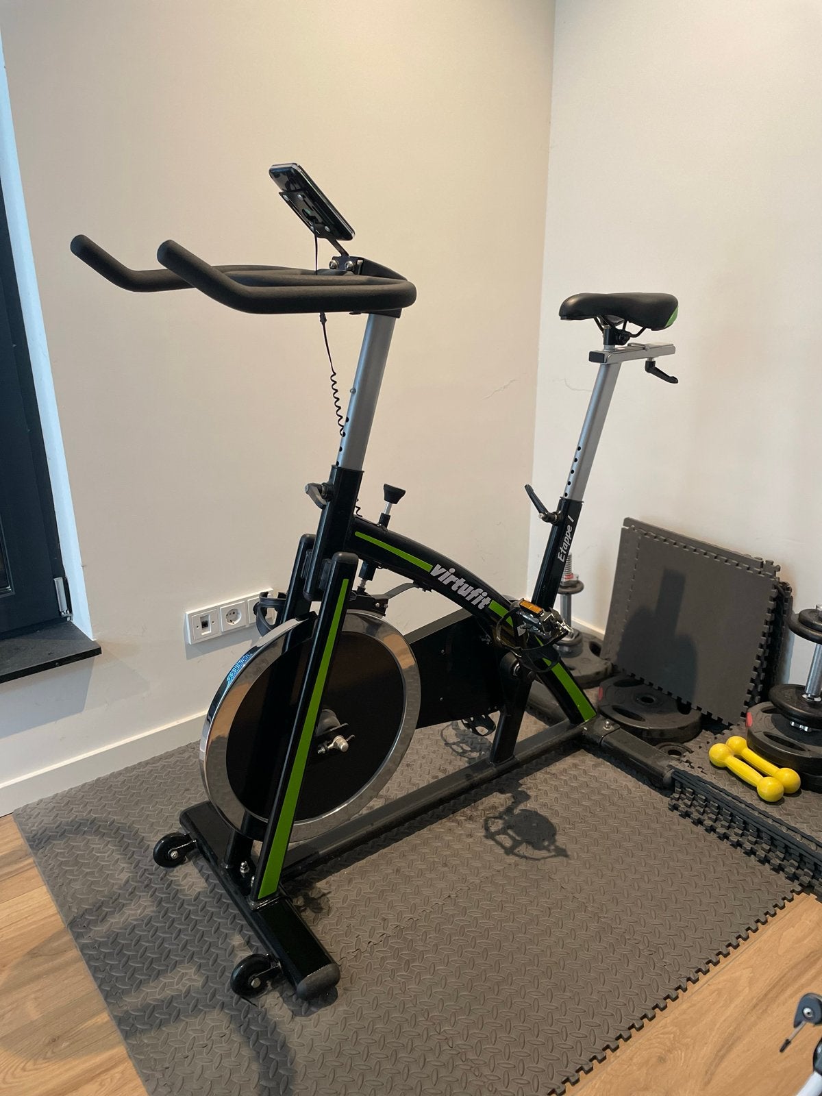 VirtuFit Etappe 1 Indoor Cycle Hometrainer, Sport en Fitness, Ophalen, Zo goed als nieuw, Metaal, Benen