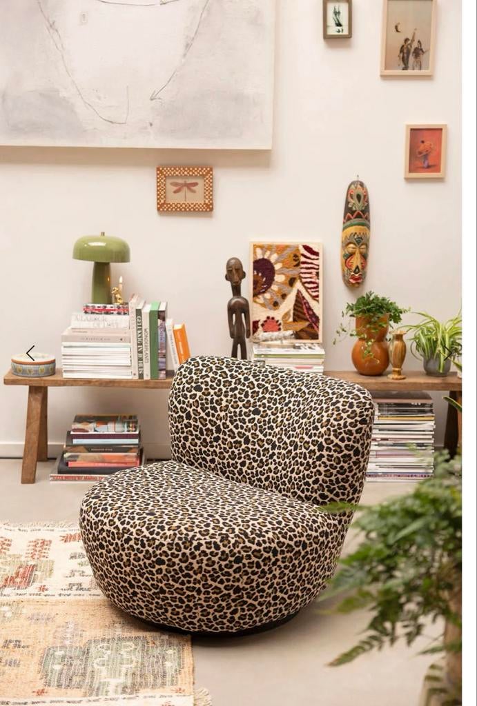 Gezocht: Draaifauteuil in leopard print van Sissy Boy, Ophalen, Gebruikt, Overige kleuren, Eén