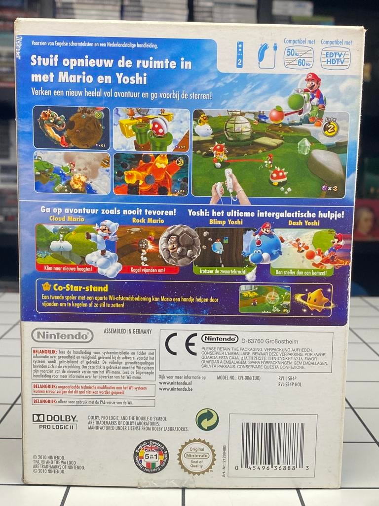 Super Mario Galaxy 2 DVD Bundle - Nintendo Wii Game - CIB, Www.nintendo.com, 1 speler, Ophalen of Verzenden, Zo goed als nieuw