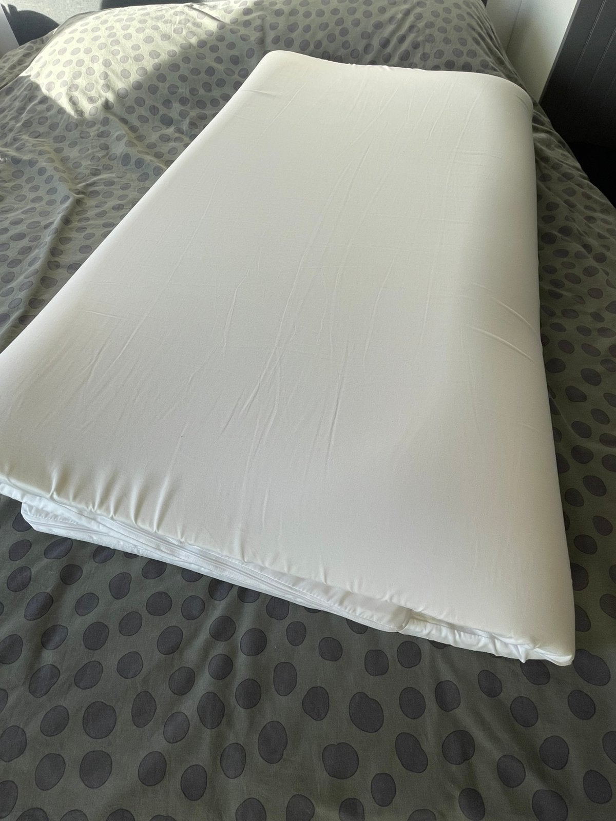 NASA Traagschuim matrastopper 120x200x3cm, Ophalen of Verzenden, Zo goed als nieuw, Twijfelaar, 120 cm