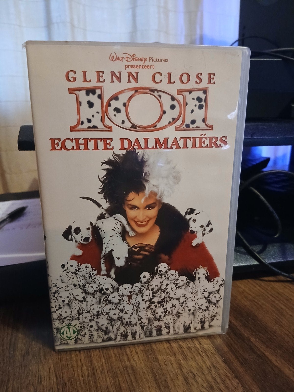 101 echte dalmatiers vhs film, Alle leeftijden, Ophalen of Verzenden, Gebruikt