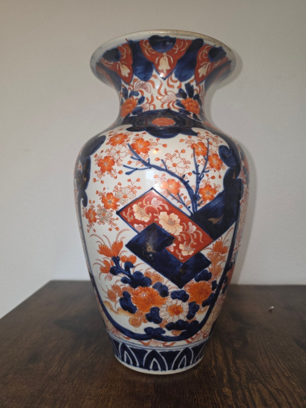 Grote Japanse Imari Vaas - Handgeschilderd, Verzenden