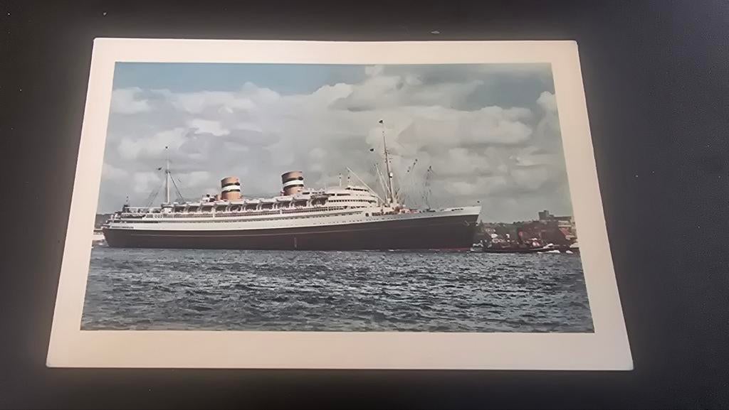 Holland America Lijn MS Nieuw Amsterdam Ansichtkaart, Ophalen of Verzenden