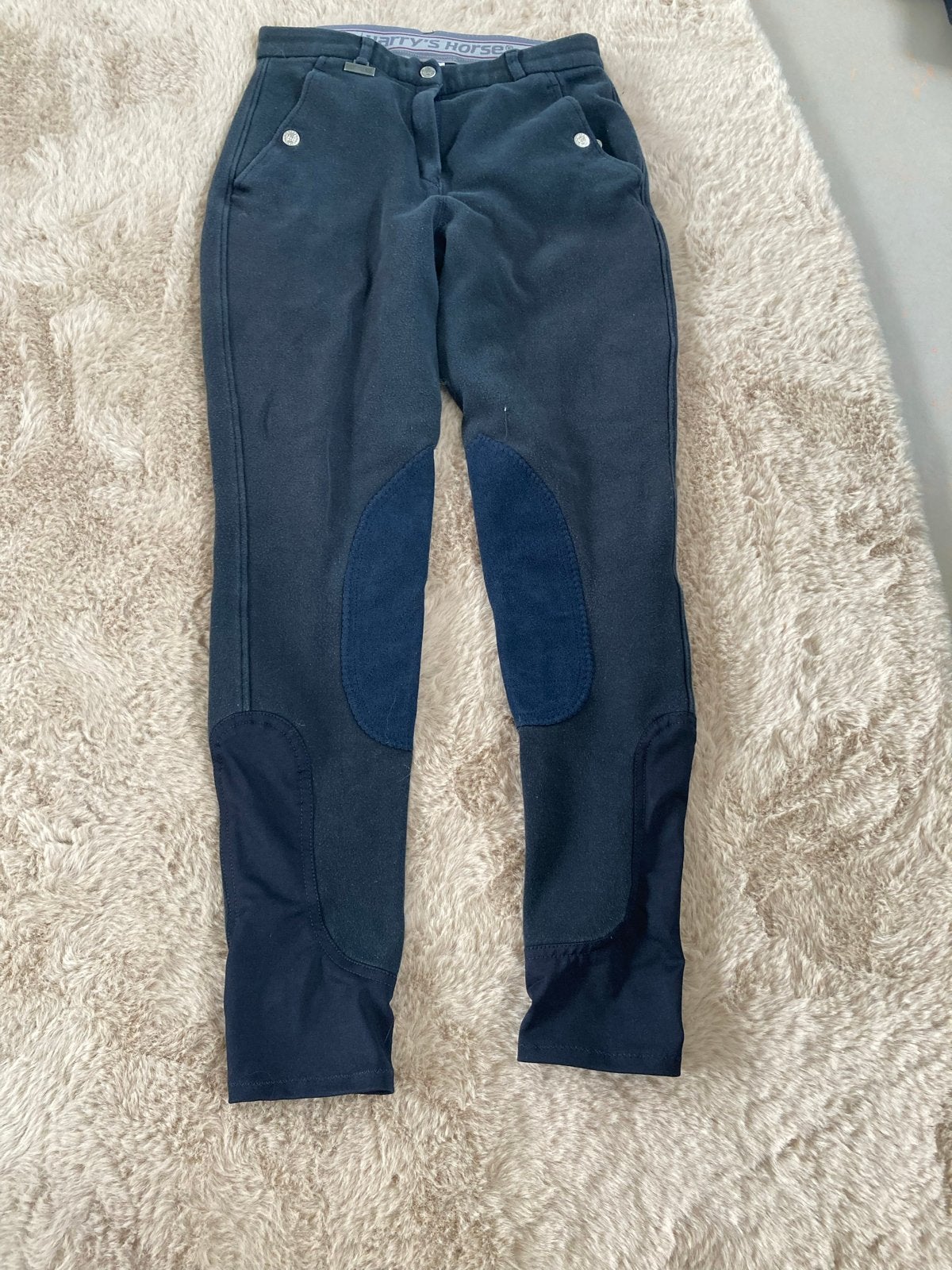 Paardrijbroek, maat S, Gebruikt, Dressuur, Kinderen, Zwart