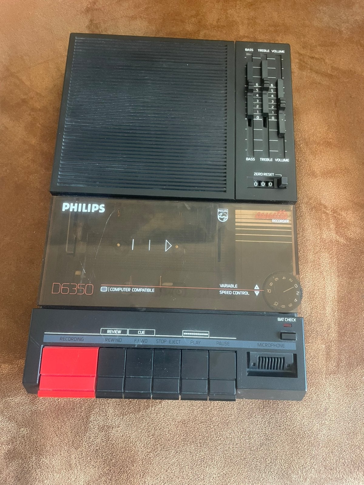 Philips D6350 Cassette Recorder - Vintage Bandrecorder, Ophalen of Verzenden