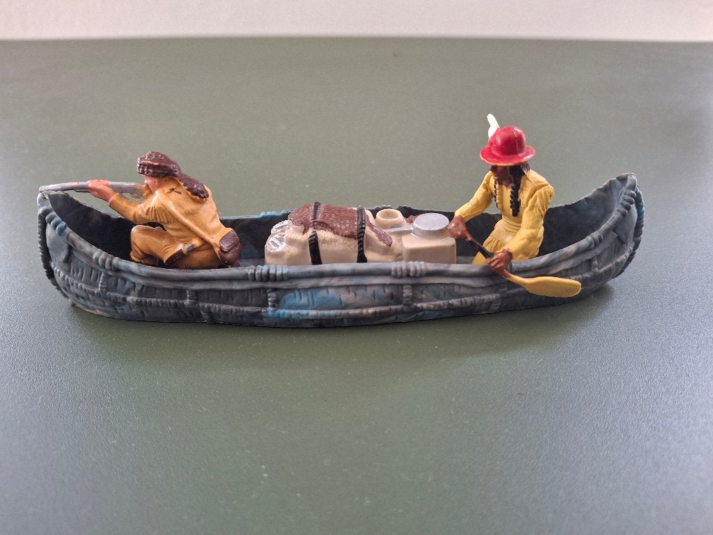 Vintage Britains LTD - Wild west blue canoe 70's, Ophalen of Verzenden, Zo goed als nieuw