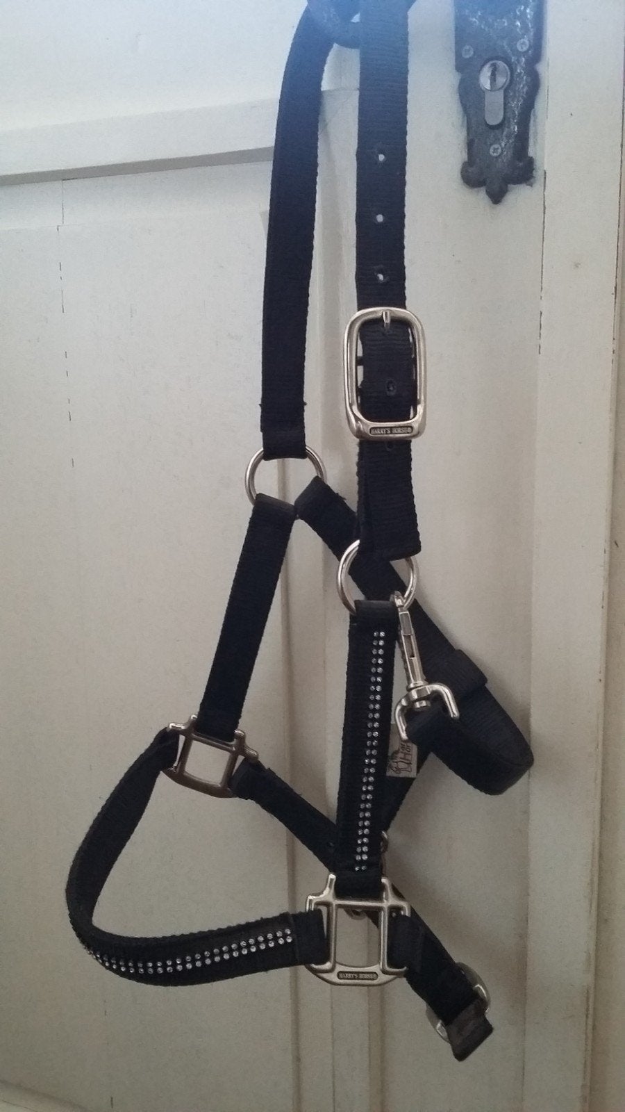Harry's Horse Crystal halster bling maat Cob, Harry's Horse, Nieuw, Ophalen of Verzenden, Zwart