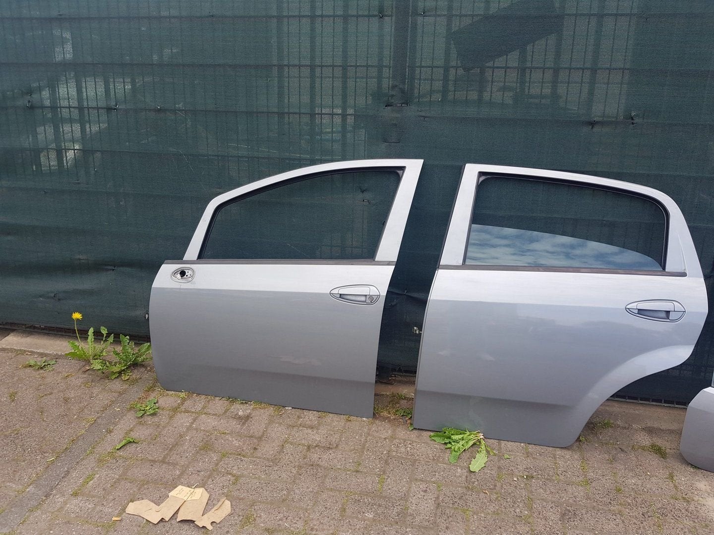 FIAT PUNTO PORTIEREN LV+LA BJ 2008, Gebruikt, -, Deur, -