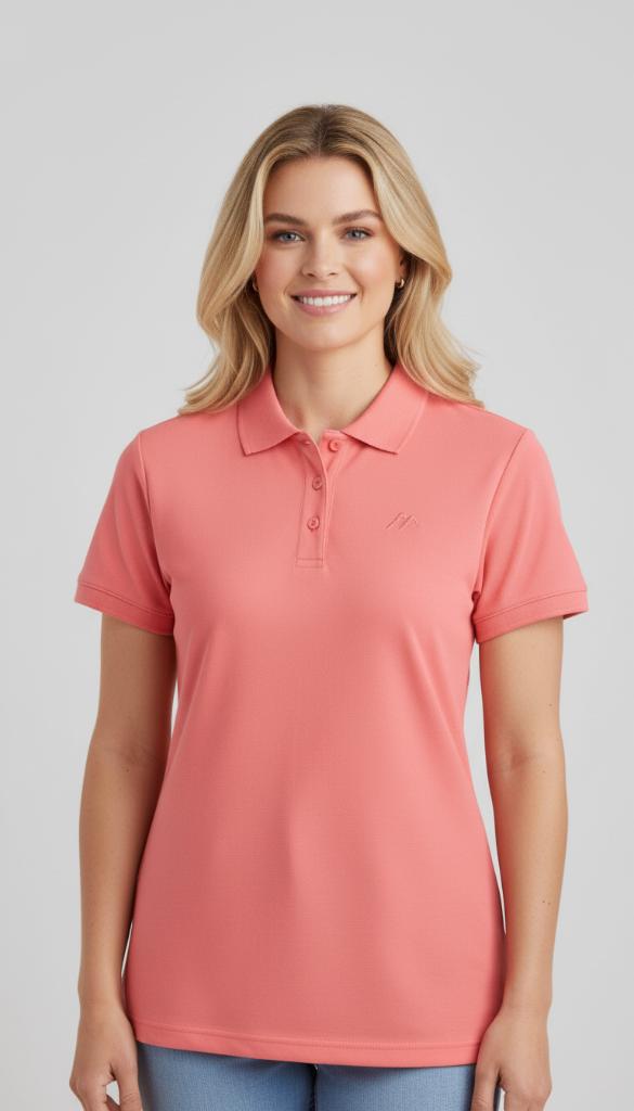 Maier Ulrike dames Poloshirt Polo Shirt 44 XXL 3XL Roze, Maier Sports, Maat 46/48 (XL) of groter, Nieuw, Ophalen of Verzenden