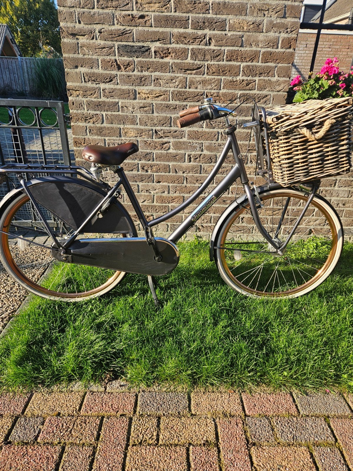 Popal Daily Dutch Basic Damesfiets met mand, Fietsen en Brommers, Velgrem, Ophalen, Overige merken, 53 tot 56 cm