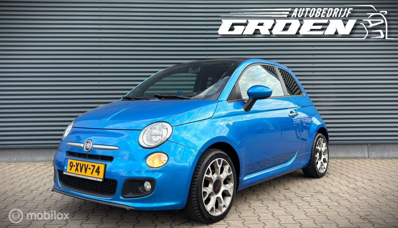 Fiat 500 0.9 Cabrio TwinAir Turbo Lounge, Gebruikt, Bedrijf, Handgeschakeld, 26 km/l