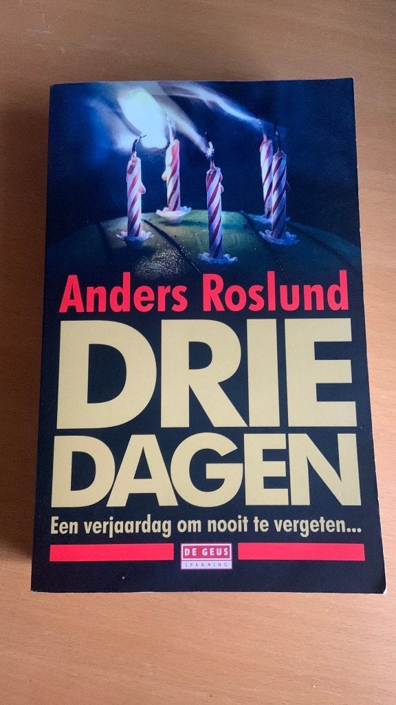 Anders Roslund - Drie dagen, Boeken, Ophalen of Verzenden, Zo goed als nieuw