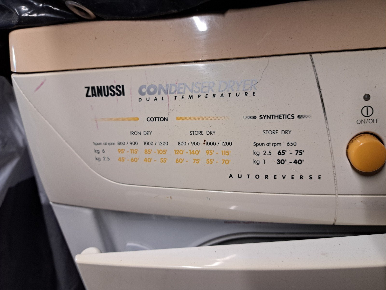 Zanussi Condensdroger - Dual Temperature, Ophalen, Gebruikt, 4 tot 6 kg, Voorlader