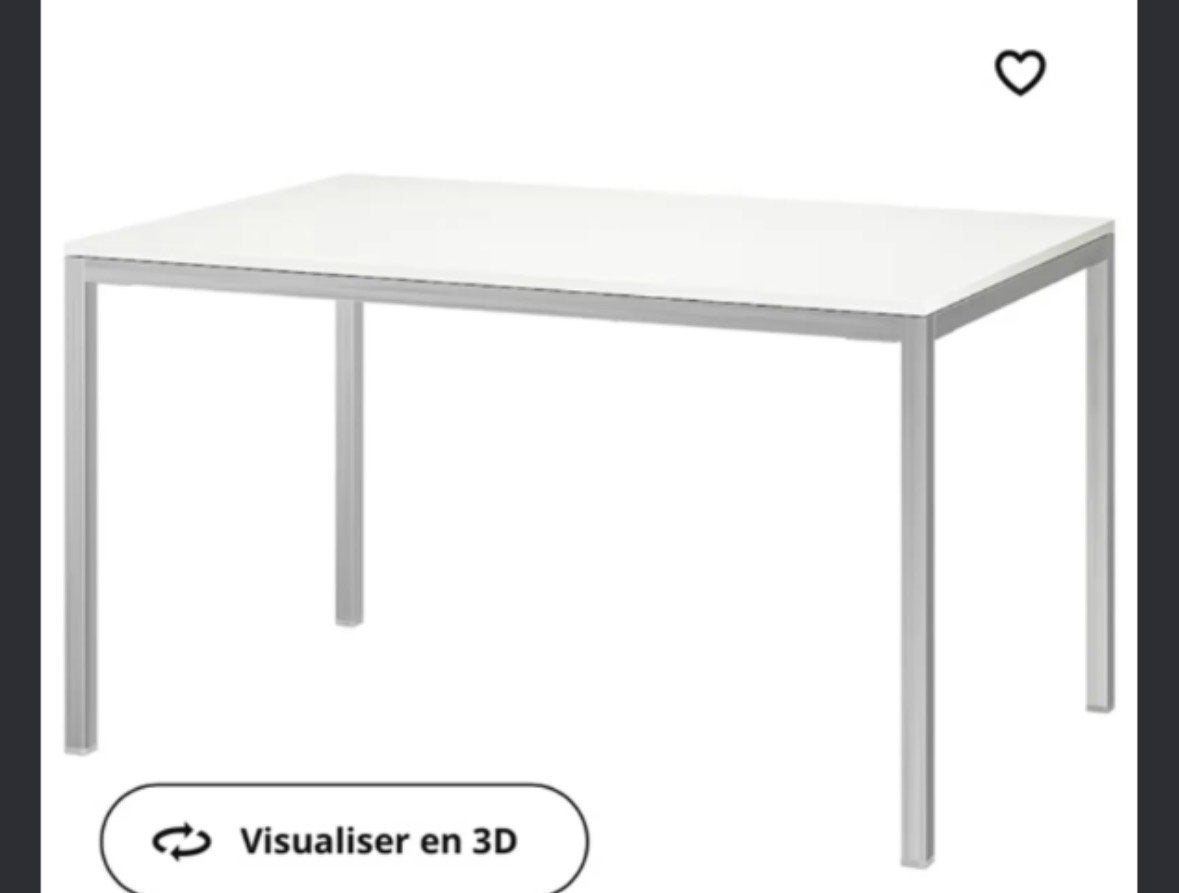 Ikea Torsby eettafel - Strak en modern design, Ophalen, Gebruikt, 100 tot 150 cm, 50 tot 100 cm