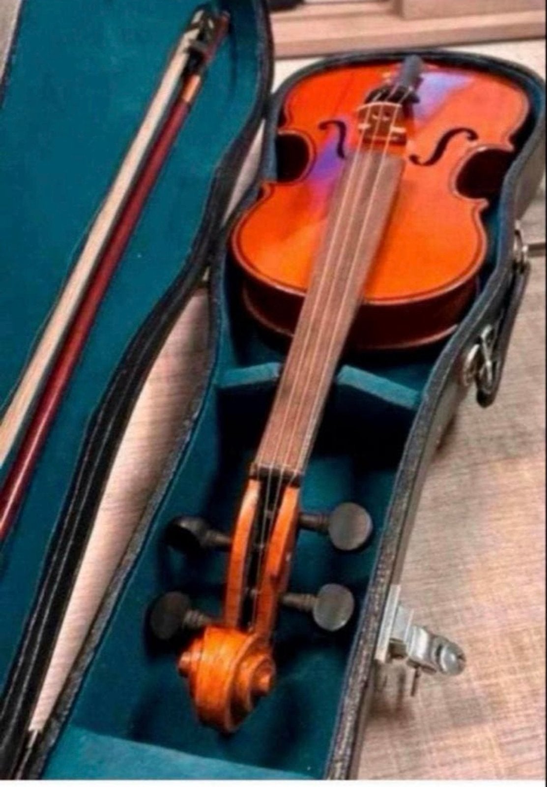 2/4 Viool voor beginners met koffer en strijkstok, Gebruikt, Overige formaten, Viool, Ophalen of Verzenden