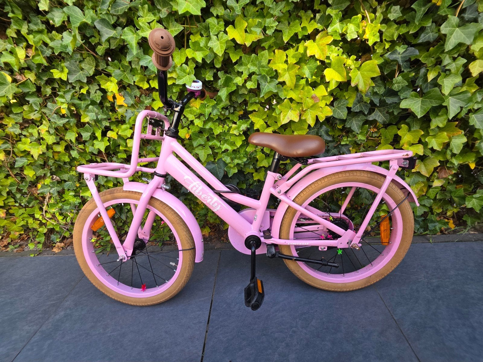 Roze Cortego Liberty fiets 18 inch, Fietsen en Brommers, Ophalen, Terugtraprem, Cortego Liberty, 16 tot 20 inch