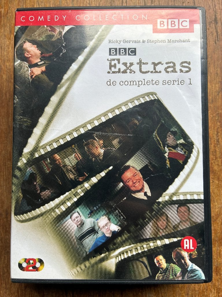 Extras Extra's DVD serie 1 COMPLEET ; 2-DVD box (Gervais), Engels, Seizoen 1, Nederlands, Ophalen of Verzenden