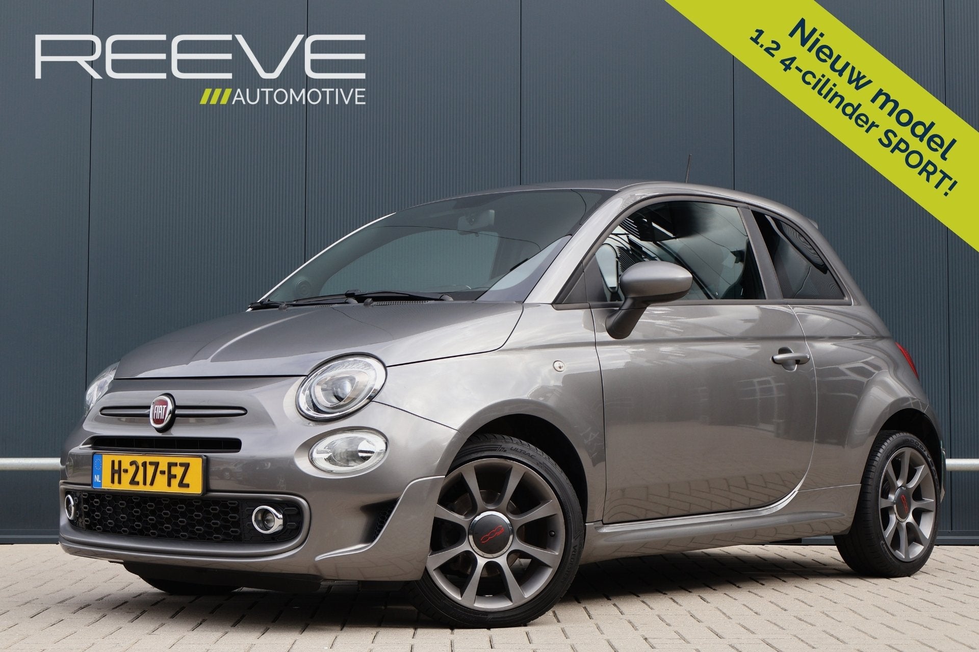 Fiat 500 1.2 S Sport | Half lederen sportstoelen | Digitale, Auto's, Elektrische ramen, Gebruikt, 4 cilinders, Leder en Stof