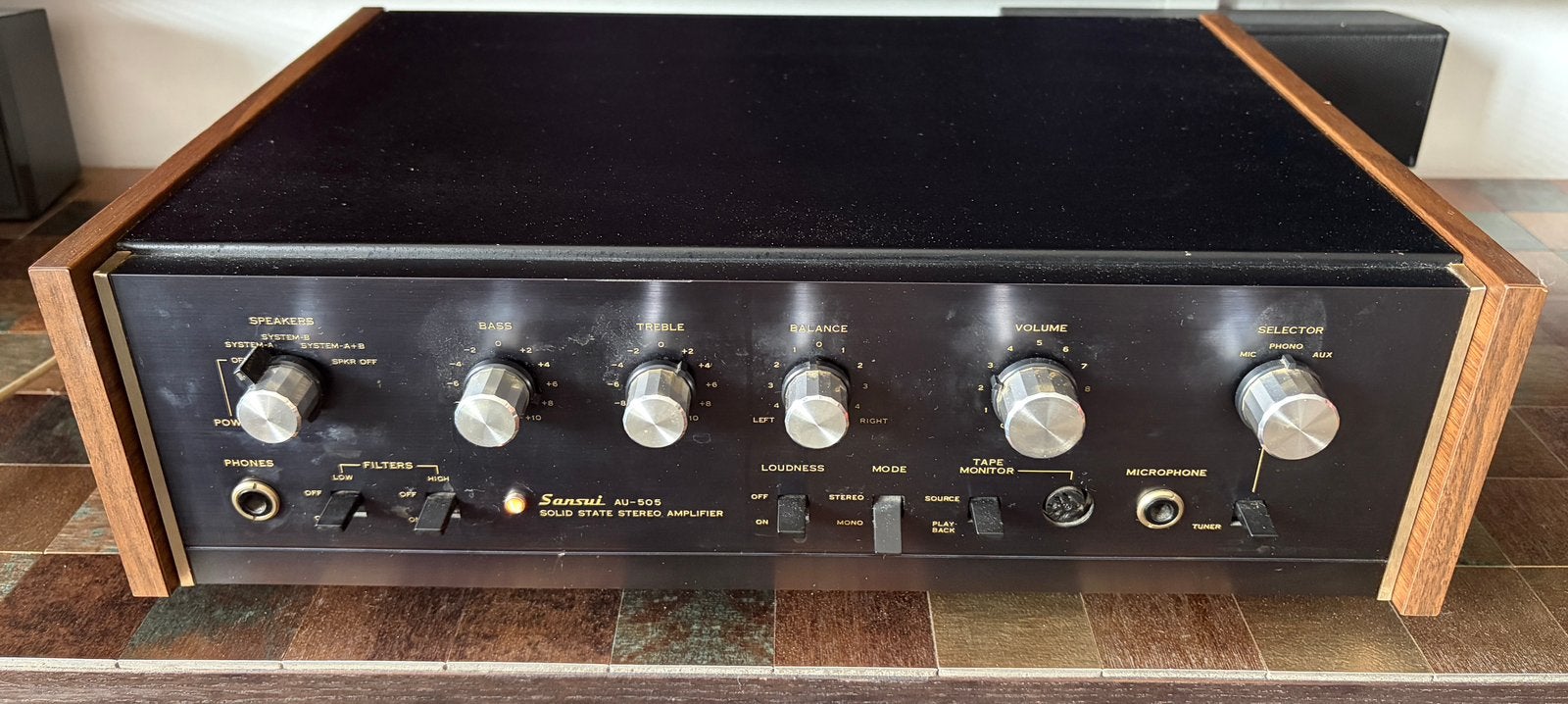Sansui AU-505 Solid State Stereo Versterker, Overige merken, Gebruikt, Ophalen of Verzenden, Minder dan 60 watt