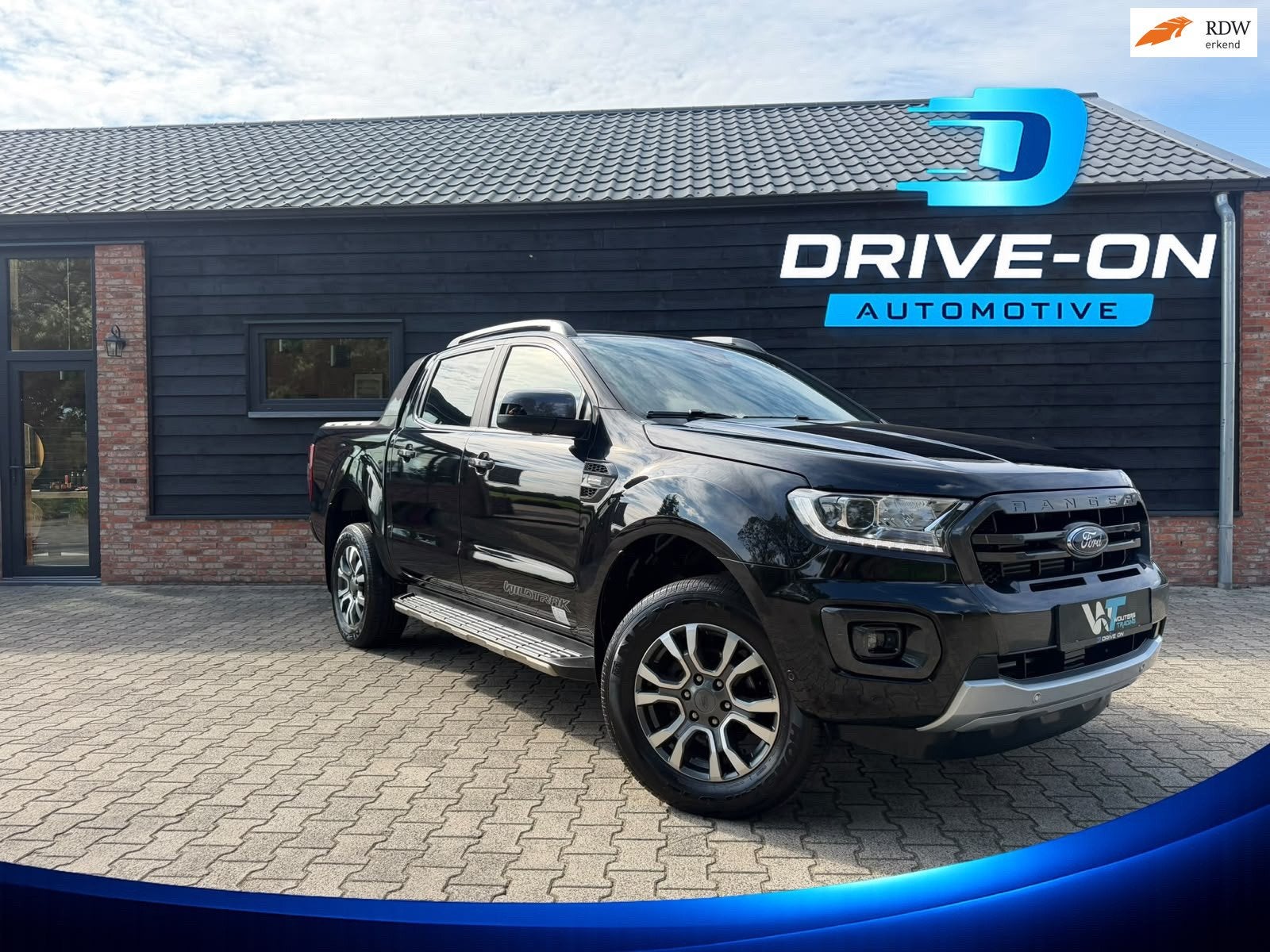 Ford Ranger 2.0 EcoBlue Wildtrak - 5 persoons - nieuwstaat -, Automaat, Gebruikt, Zwart, 4 cilinders