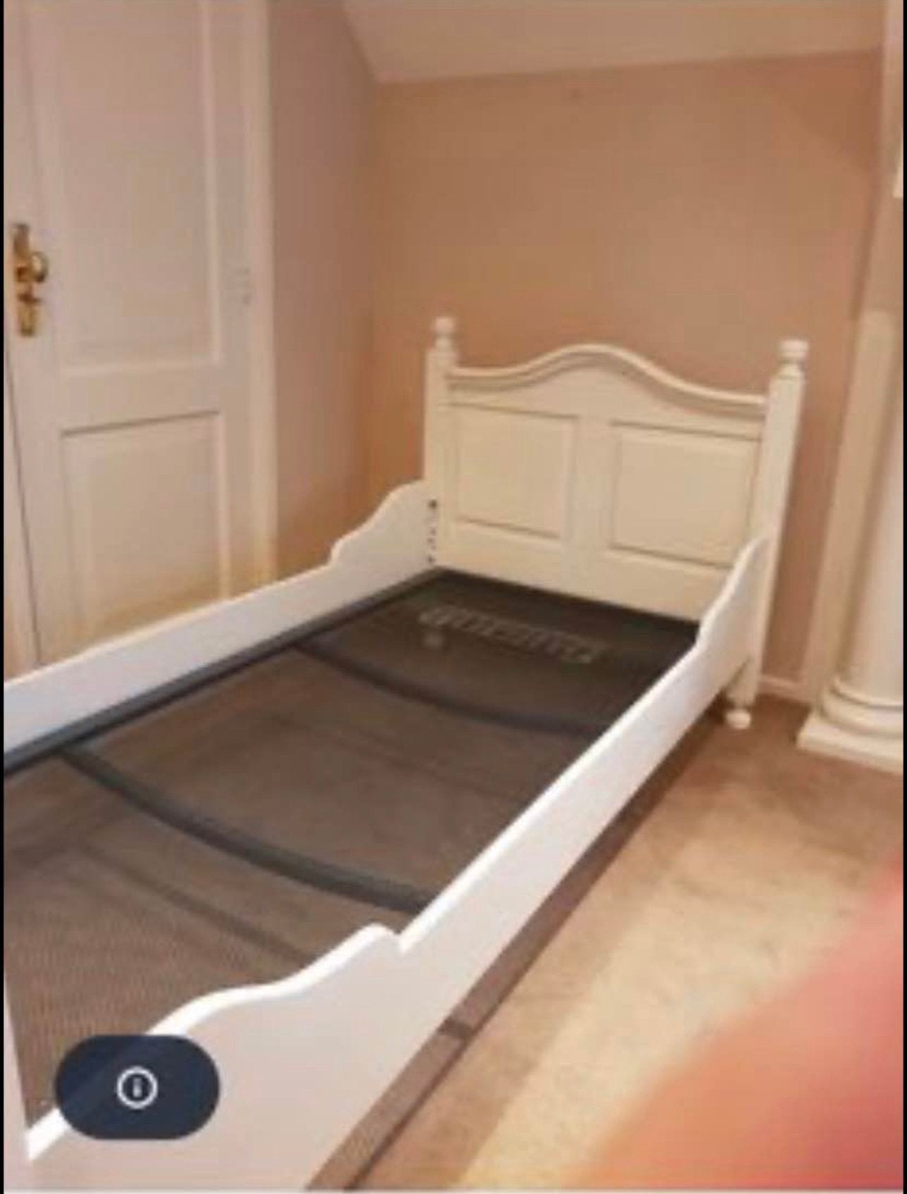 Mooi bed te koop met auping bedbodem!, Ophalen, Zo goed als nieuw, Minder dan 140 cm