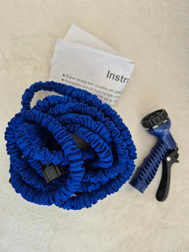 Flexibele Waterslang met instelbare Handsproeier Nieuw, Tuin en Terras, Ophalen of Verzenden, Nieuw, Tuinslang