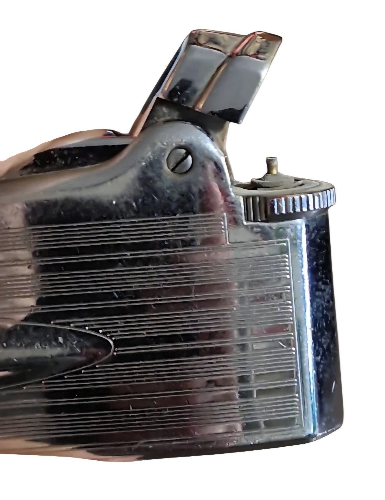 Vintage Ronson Premier Varaflame Gasaansteker – Satin Chrome, Ophalen of Verzenden, Gebruikt, Aansteker