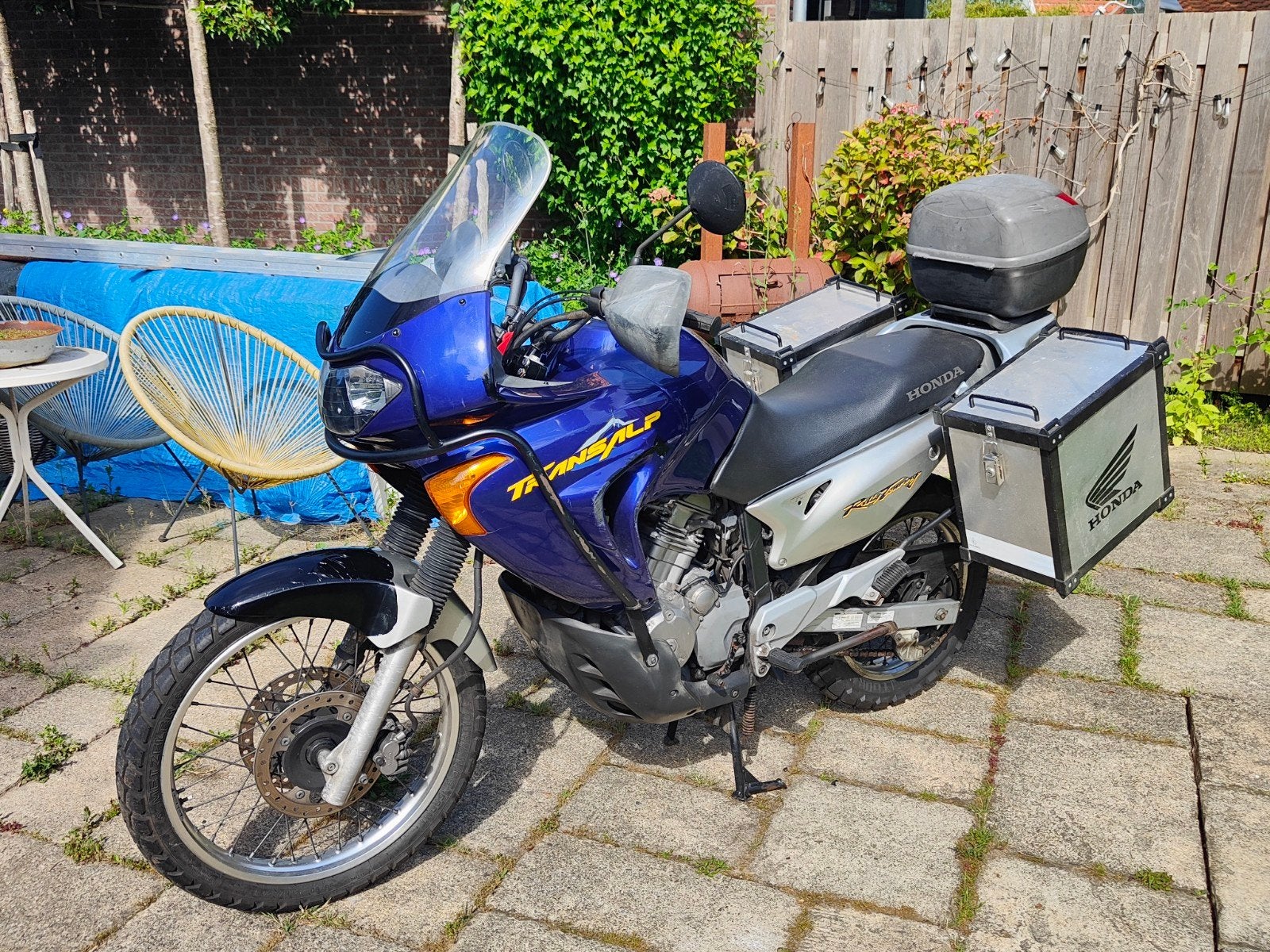 Honda Transalp 650 vakantiemotor voor 2690.-, Motoren, Motoren | Honda, 2 cilinders, Gebruikt, Particulier, Toermotor