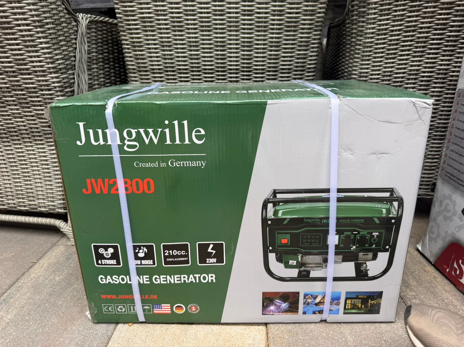 Jungwille JW2800 Benzine Generator, Ophalen