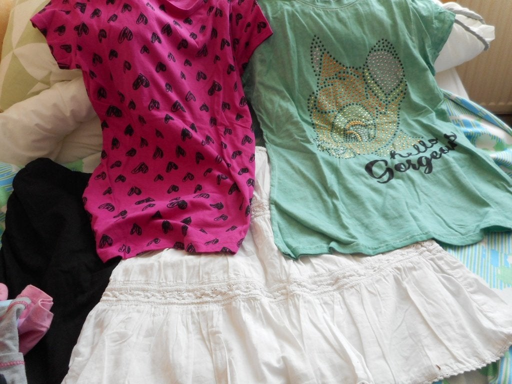 PAKKET  meisjes  kleding maat 140 - 146. RUILEN voor Koffie, Ophalen, Gebruikt, Meisje